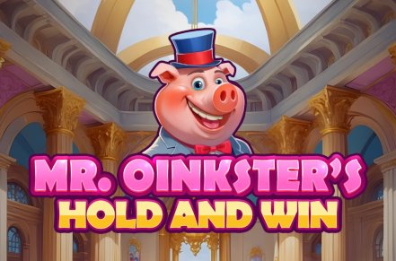 Mr. Oinksters Hold and Win Slot Logo