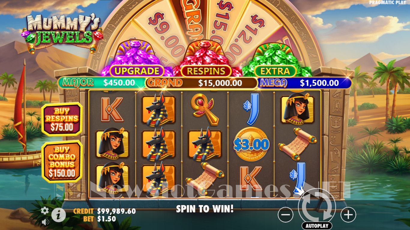 Mummys Jewels Slot Slot Image in Demo - pic. 2
