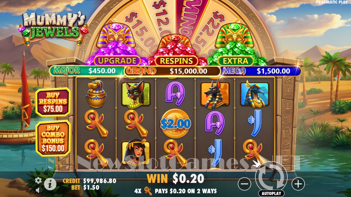 Mummys Jewels Slot Slot Image in Demo - pic. 3