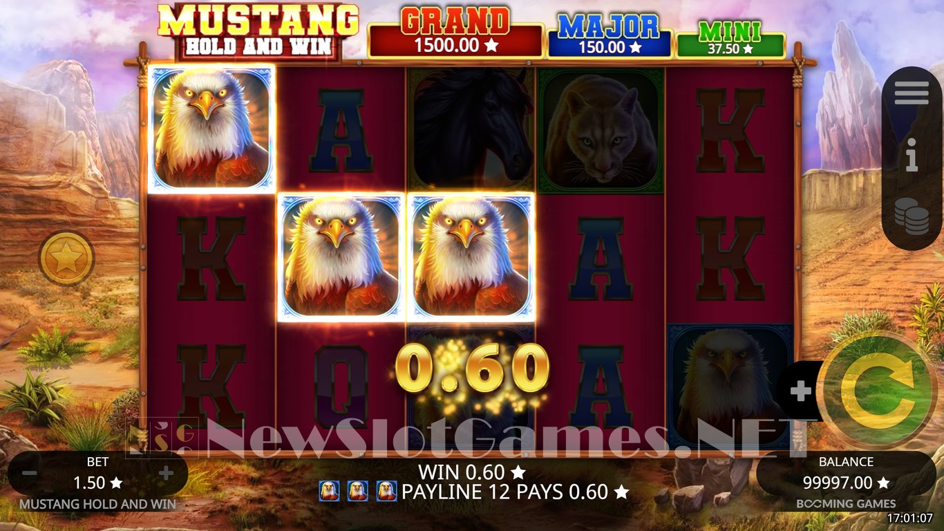 Mustang Hold and Win Slot Slot Image in Demo - pic. 2