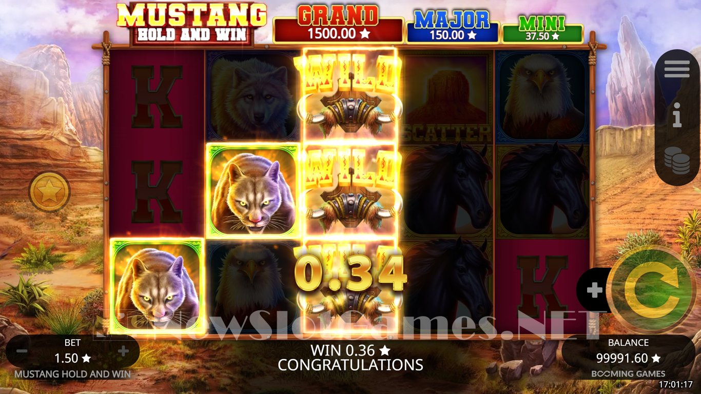 Mustang Hold and Win Slot Slot Image in Demo - pic. 4