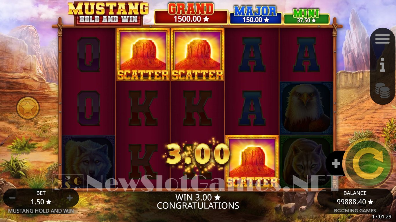 Mustang Hold and Win Slot Slot Image in Demo - pic. 6