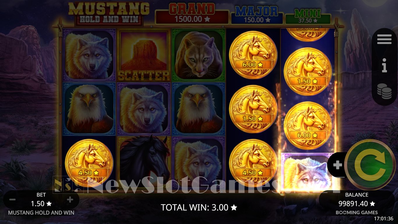 Mustang Hold and Win Slot Slot Image in Demo - pic. 8