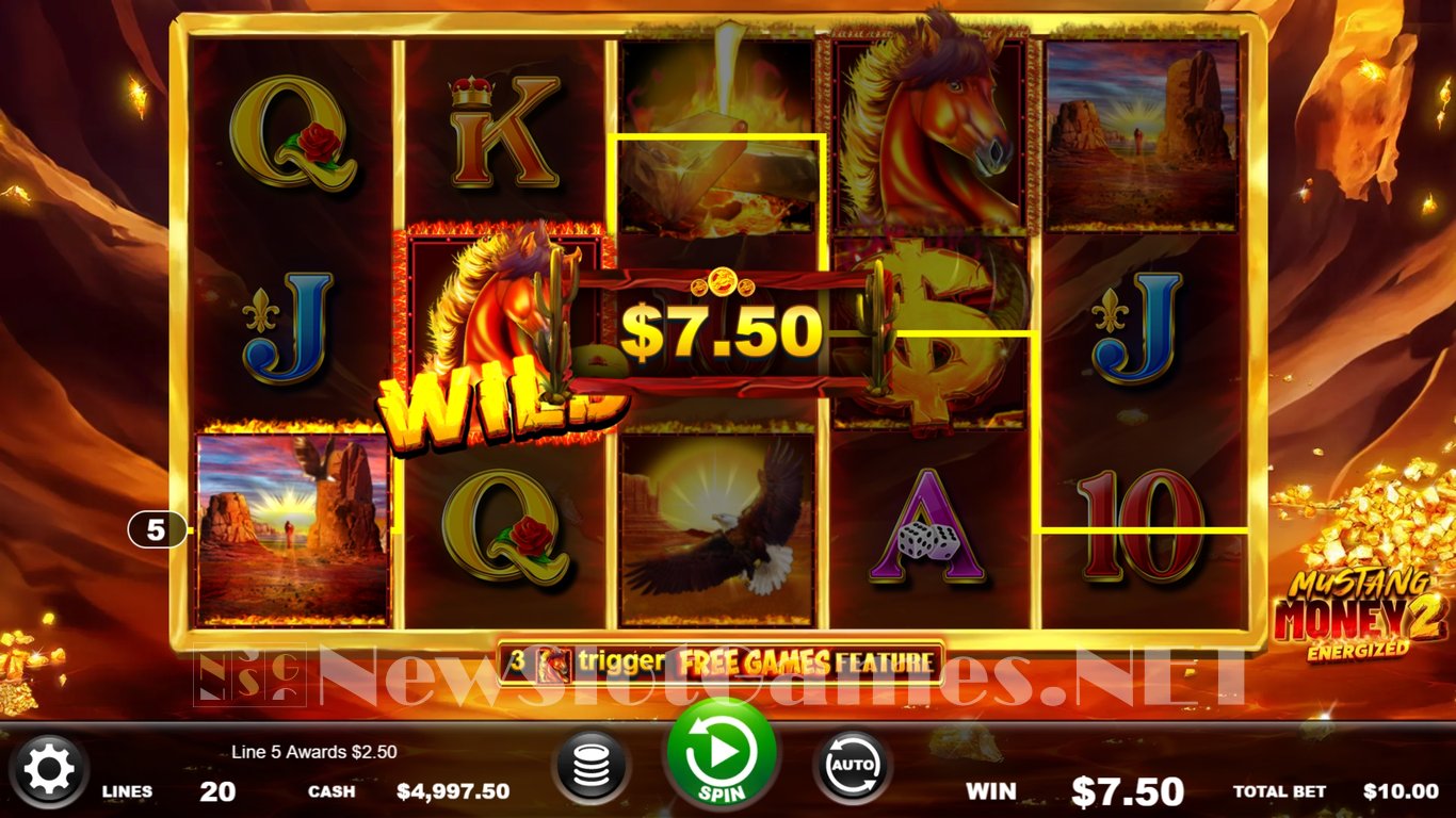 Mustang Money 2 Energized Slot Demo Image