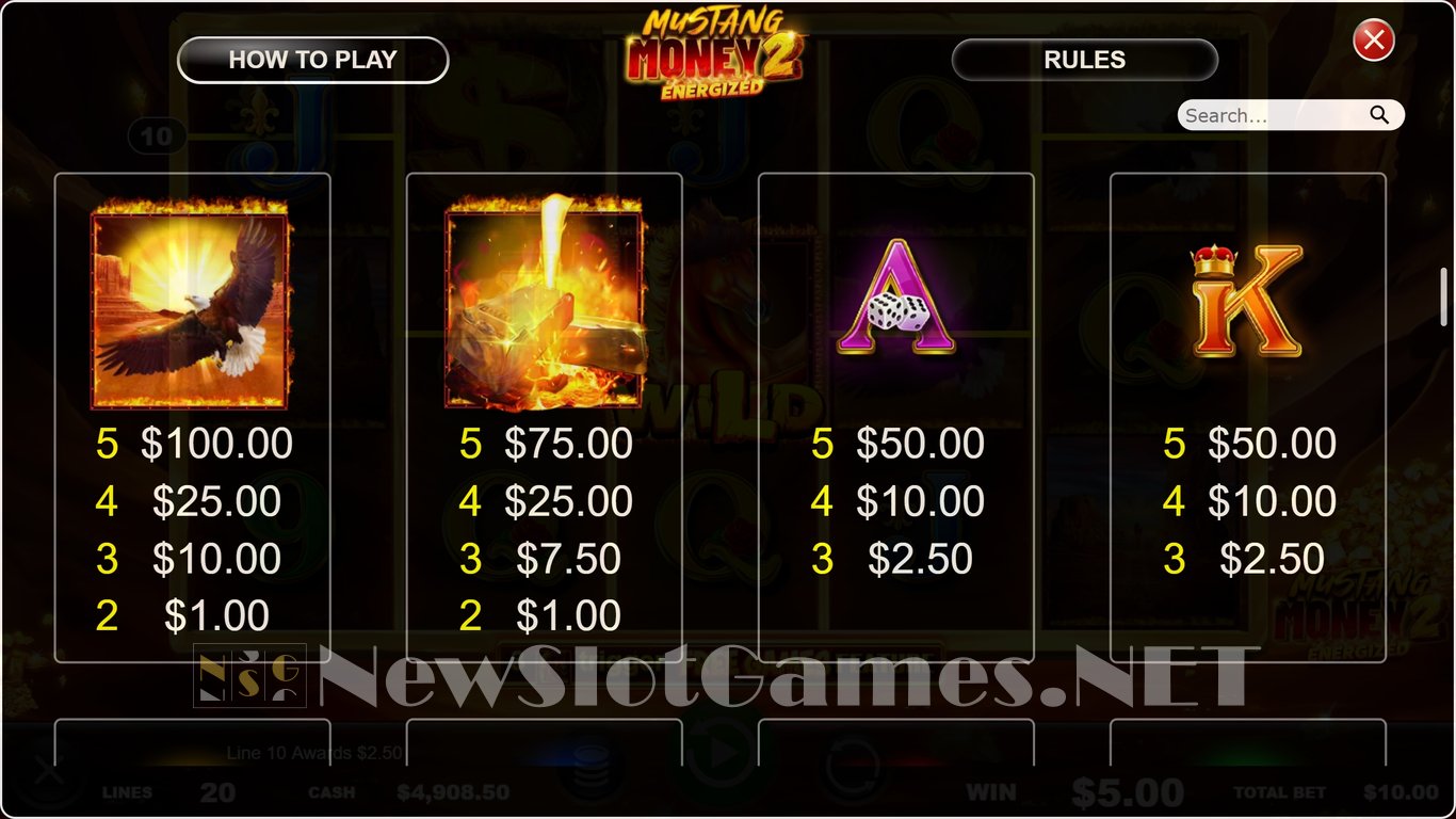 Mustang Money 2 Energized Slot Slot Image in Demo - pic. 7