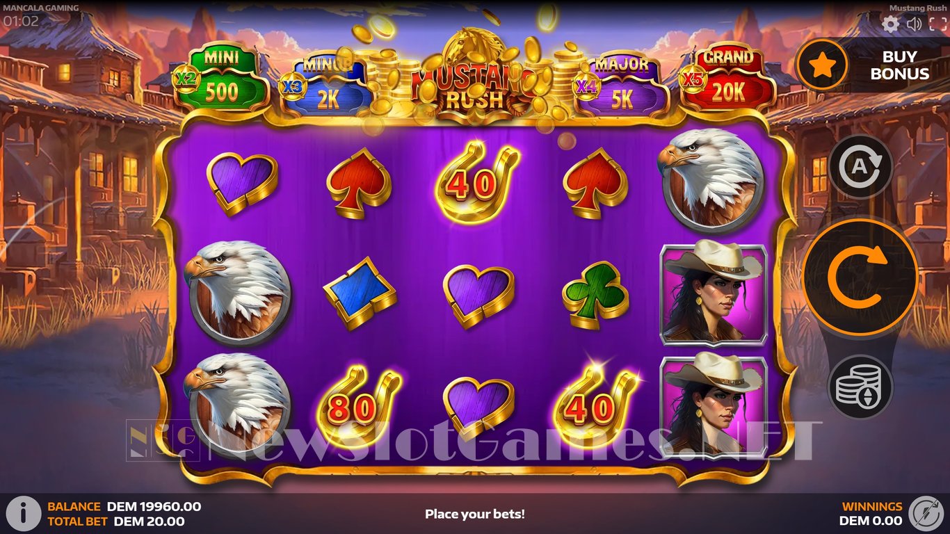 Mustang Rush Slot Demo Image