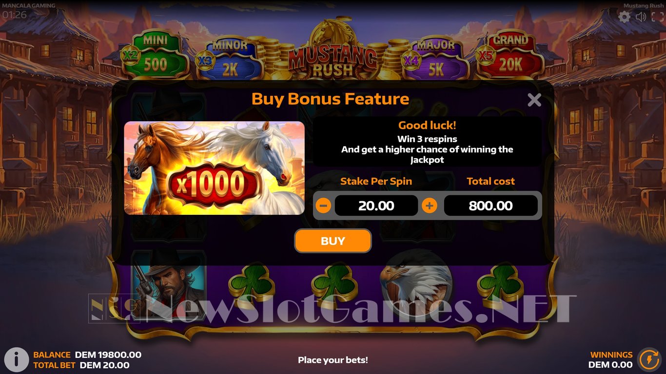 Mustang Rush Slot Slot Image in Demo - pic. 4