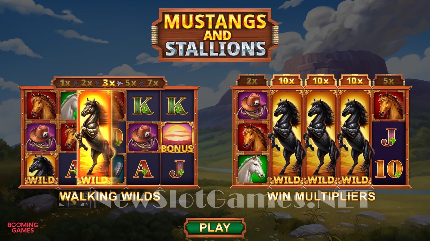 Mustang and Stallions Slot Demo Image