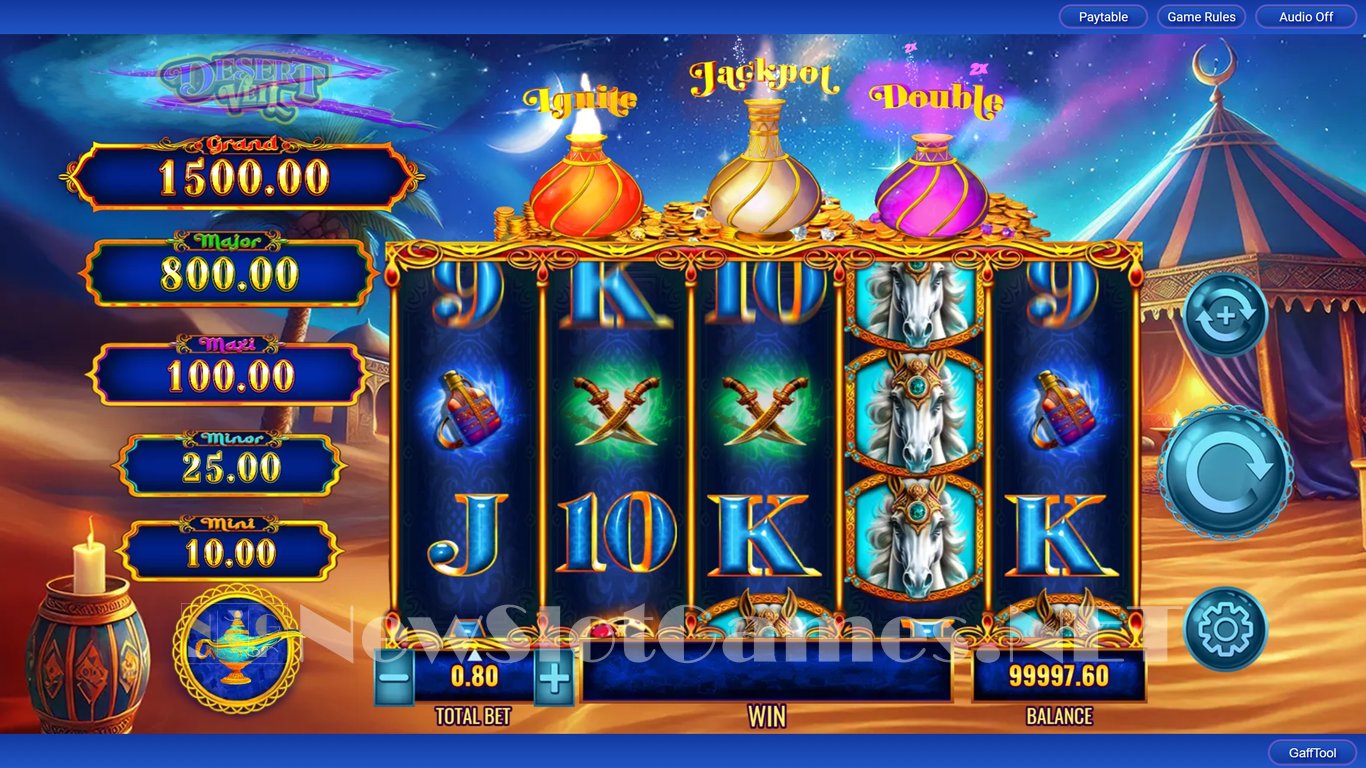 Mystery of the Lamp Desert Veil Slot Slot Image in Demo - pic. 2