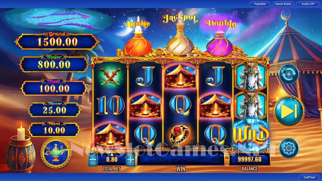 Mystery of the Lamp Desert Veil Slot Slot Image in Demo - pic. 3