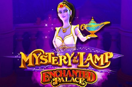 Mystery of the Lamp Enchanted Palace Slot Logo