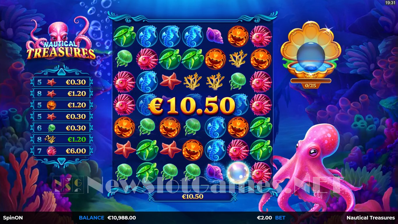 Nautical Treasures Slot Slot Image in Demo - pic. 10
