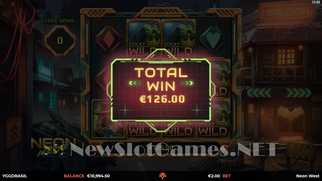 Neon West Slot Slot Image in Demo - pic. 11