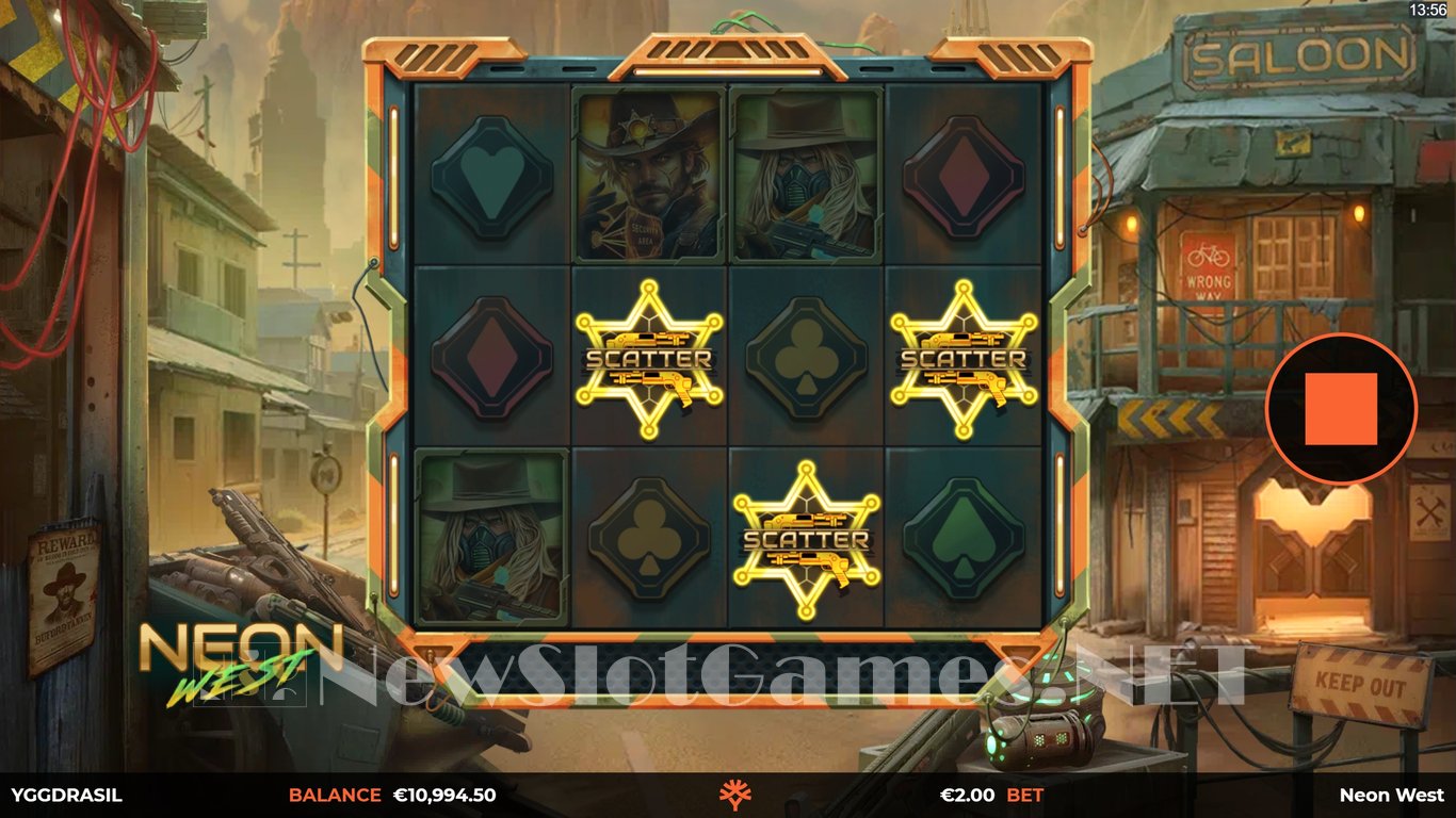Neon West Slot Slot Image in Demo - pic. 3