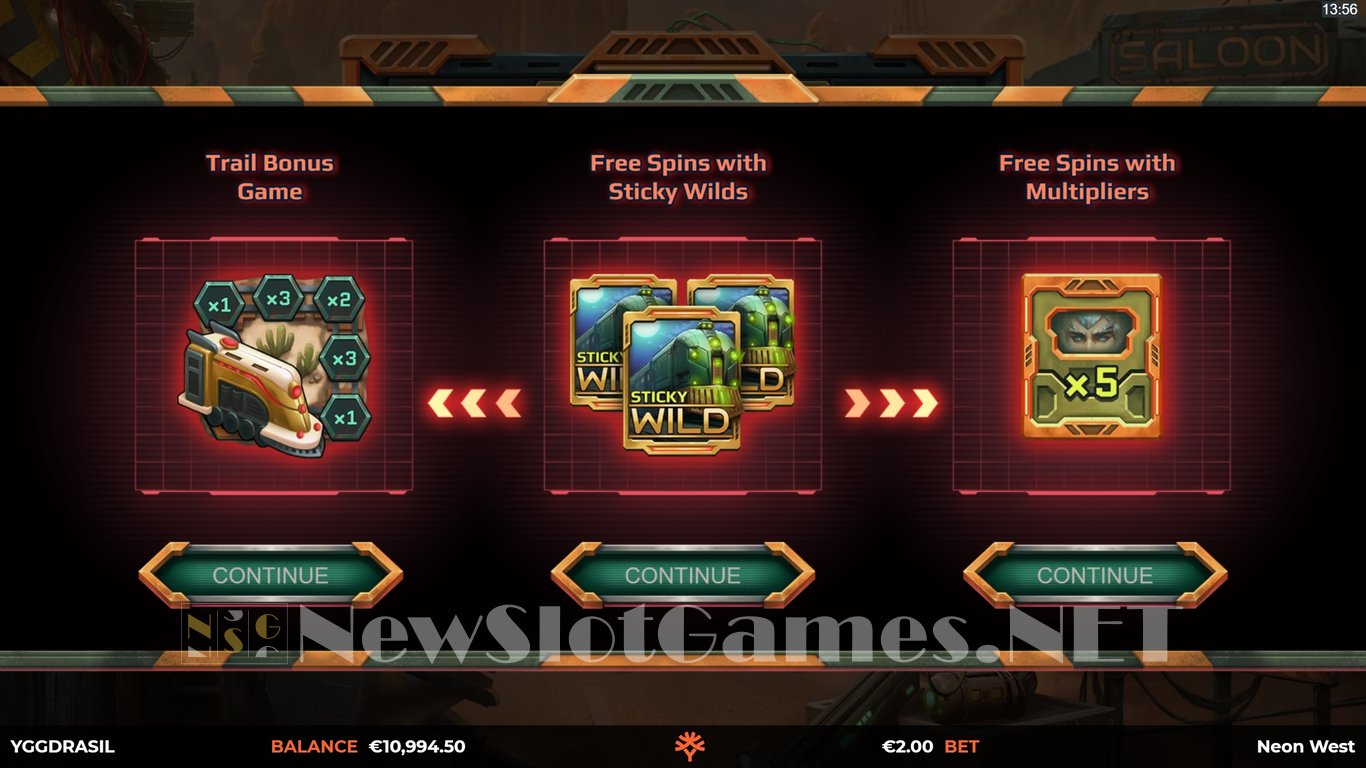 Neon West Slot Slot Image in Demo - pic. 4