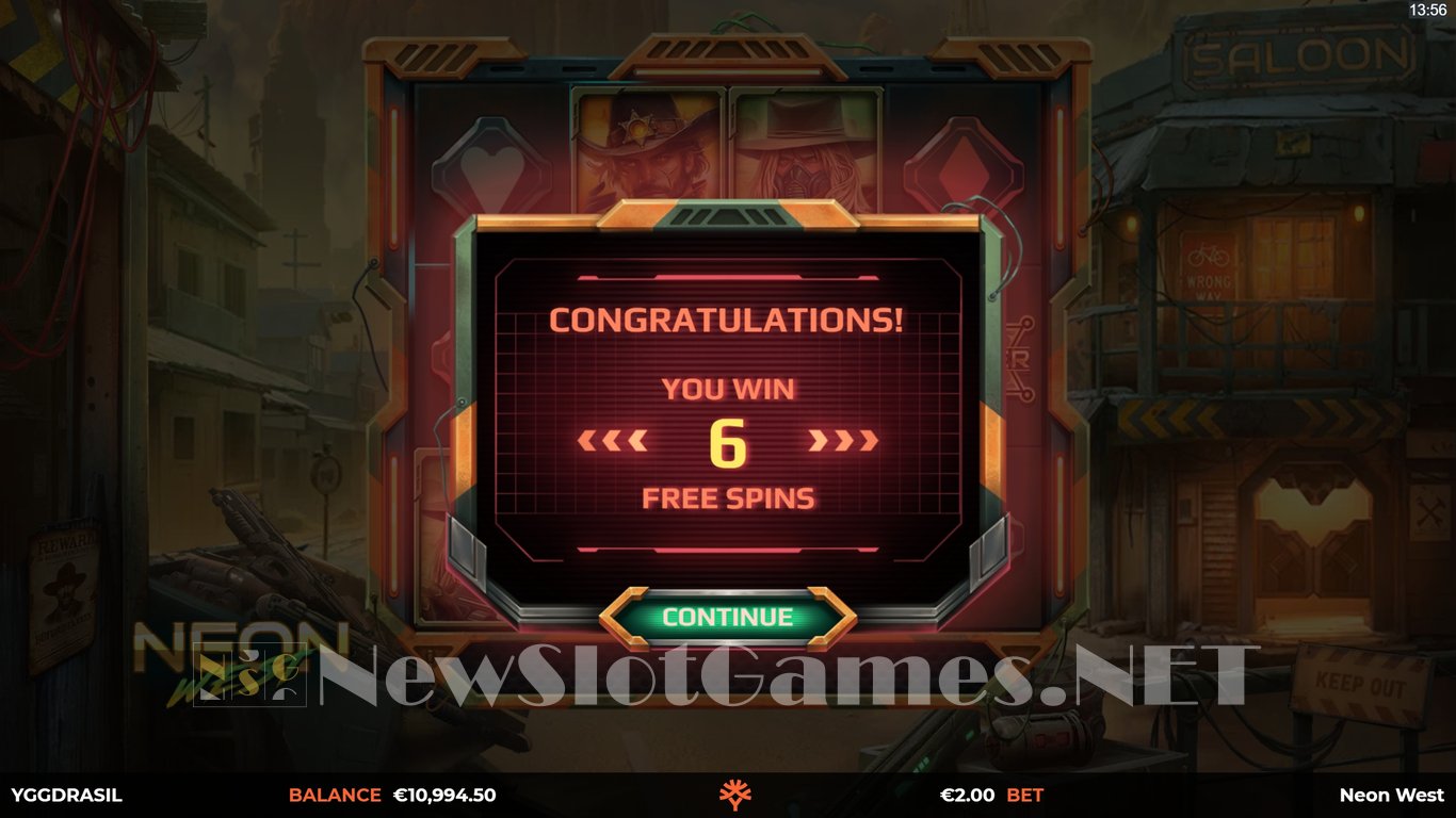 Neon West Slot Slot Image in Demo - pic. 5