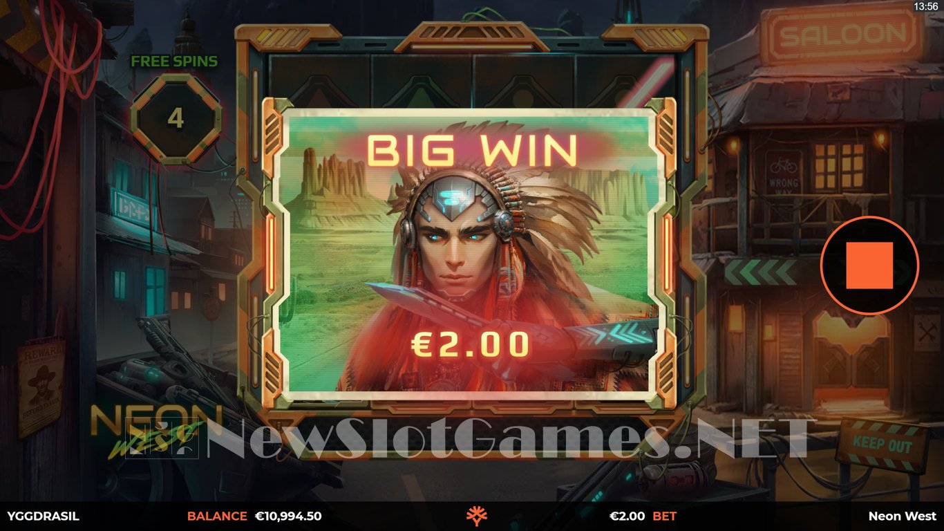 Neon West Slot Slot Image in Demo - pic. 7