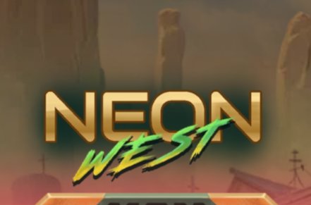 Neon West Slot Logo
