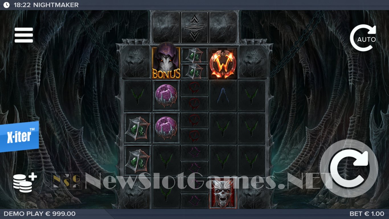 Nightmaker Slot Demo Image