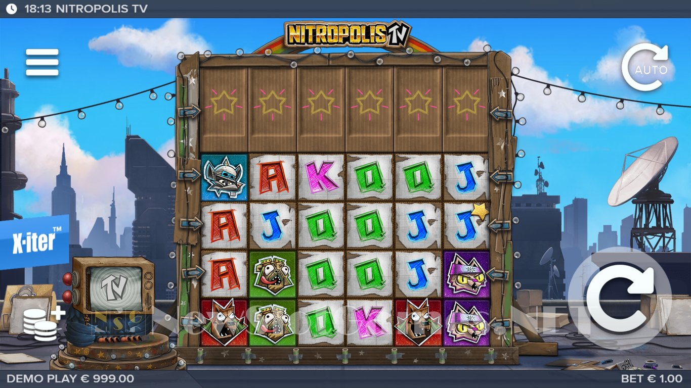 Nitropolis TV Slot Demo Image