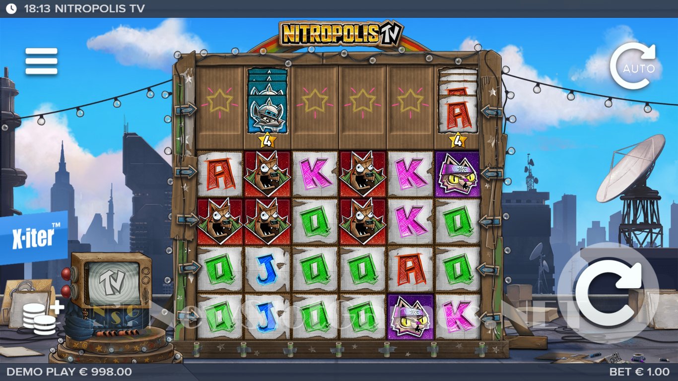Nitropolis TV Slot Slot Image in Demo - pic. 2