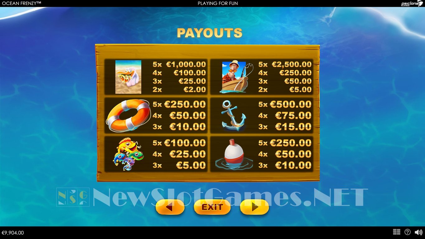 Ocean Frenzy Slot Slot Image in Demo - pic. 9