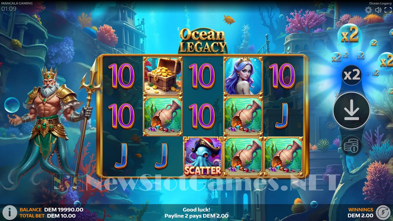 Ocean Legacy Slot Demo Image