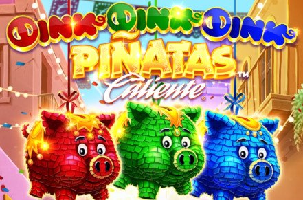 Oink Oink Oink Piñatas Slot Logo