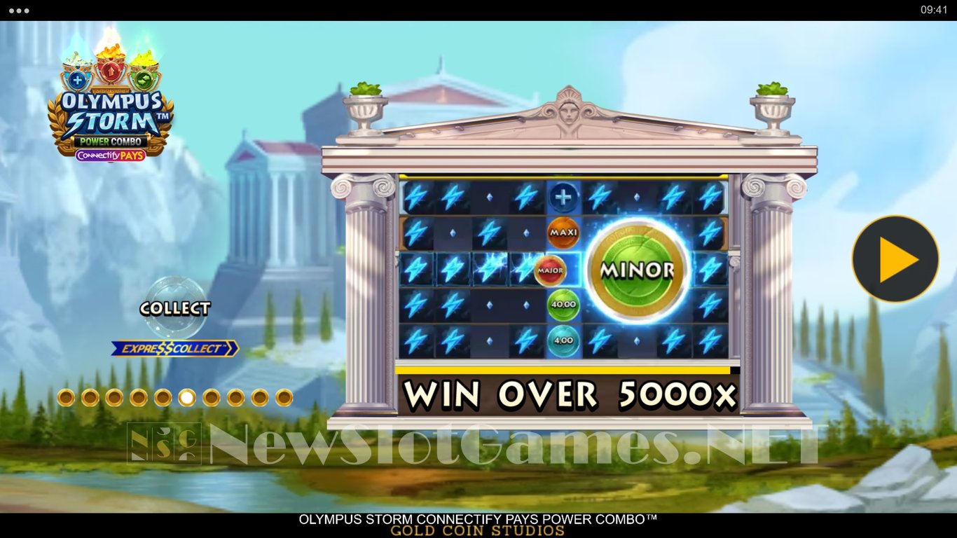 Olympus Storm Connectify Pays Power Combo Slot Demo Image
