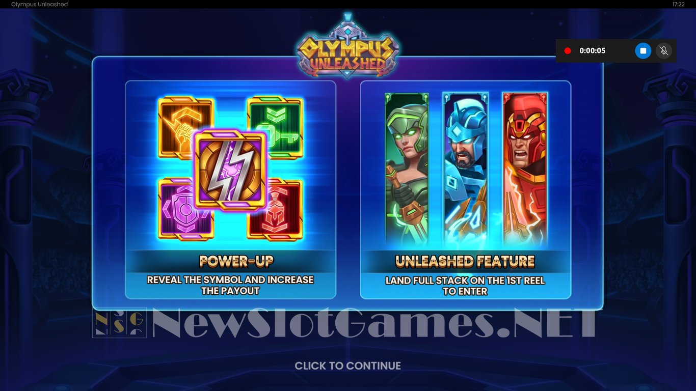 Olympus Unleashed Slot Demo Image
