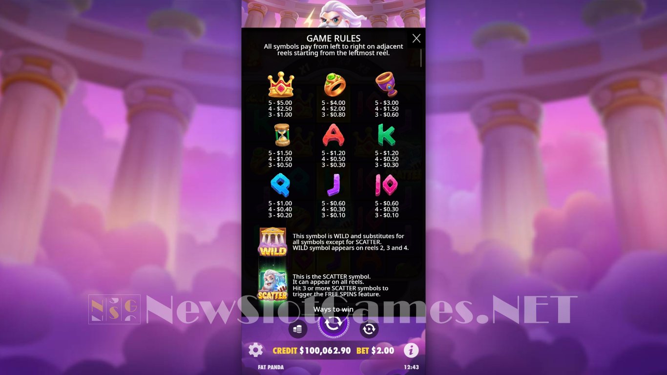 Olympus Wins Super Scatter Slot Slot Image in Demo - pic. 6