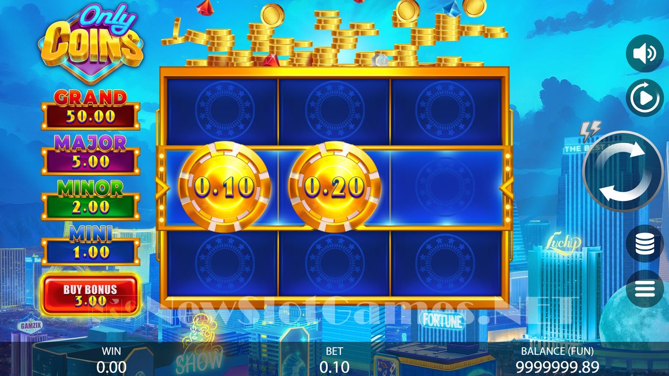 Only Coins Slot Demo Image