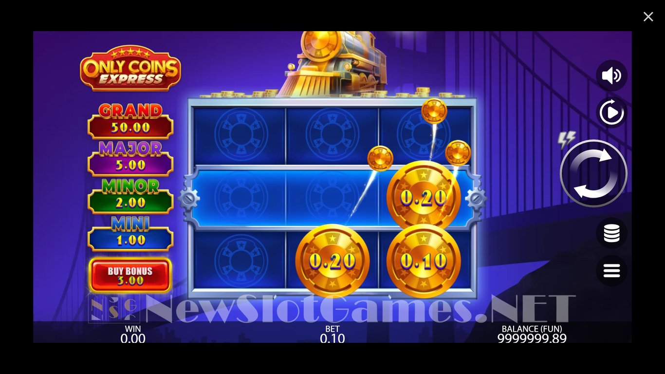 Only Coins Express Slot Demo Image