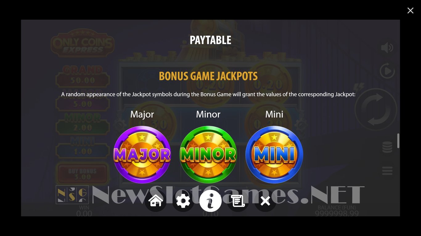 Only Coins Express Slot Slot Image in Demo - pic. 7