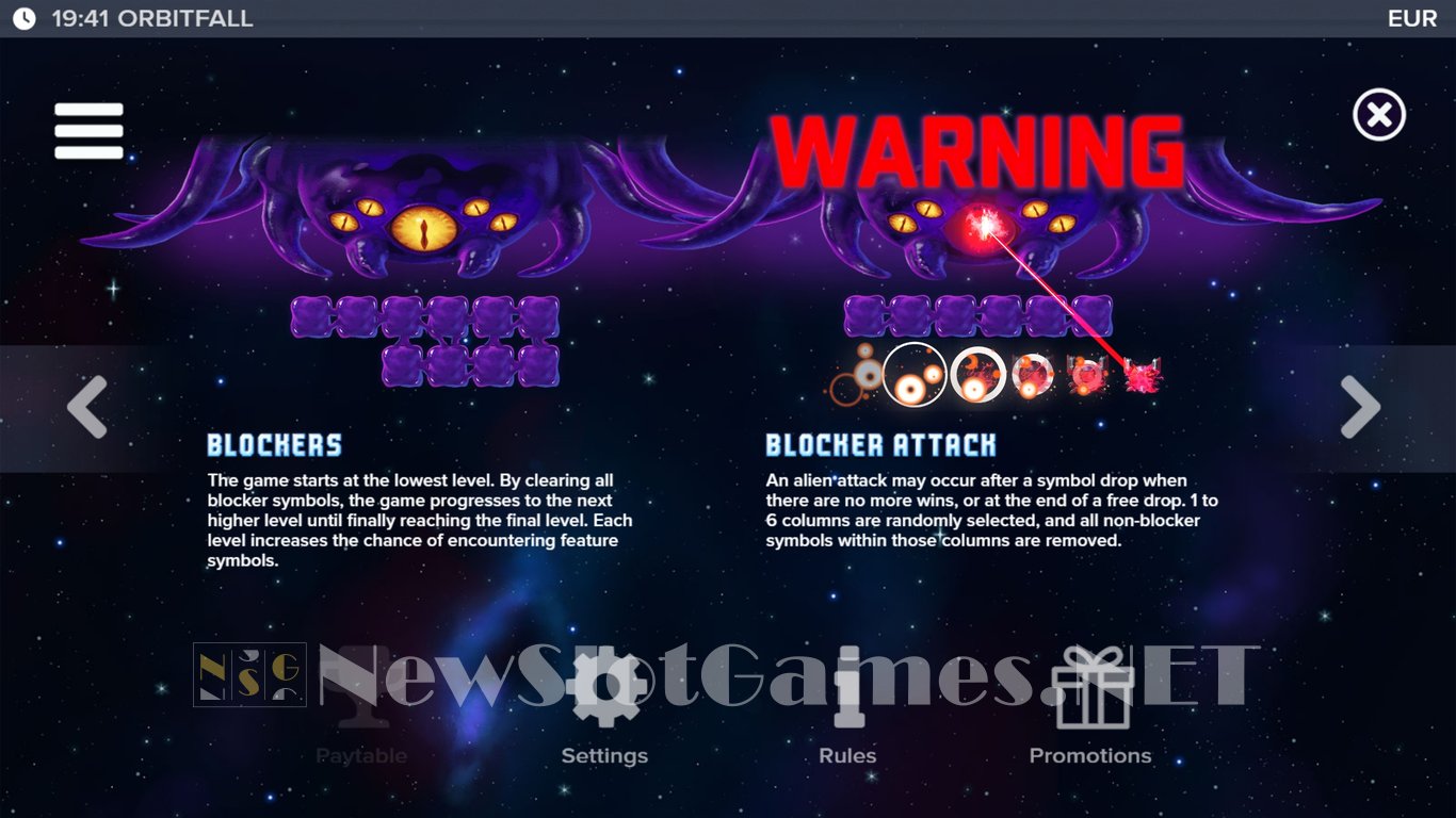 Orbitfall Slot Slot Image in Demo - pic. 10