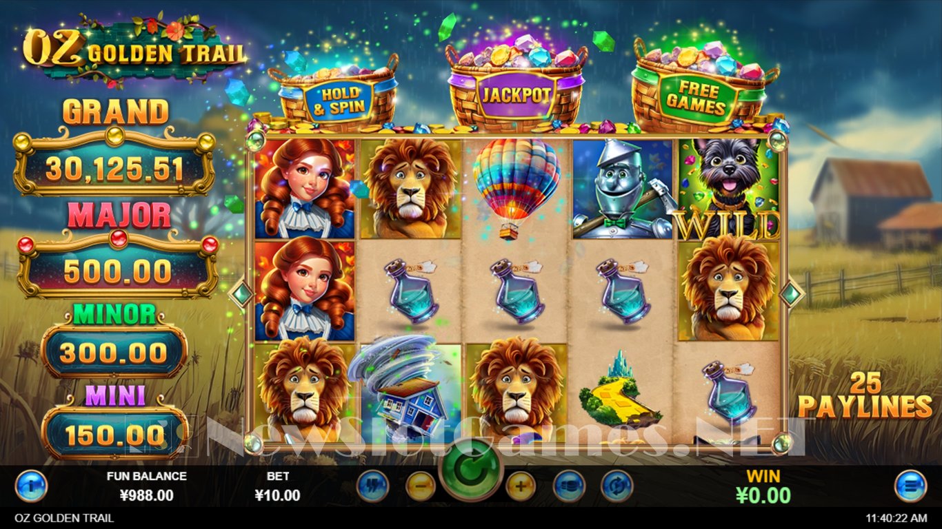 Oz Golden Trail Slot Slot Image in Demo - pic. 2