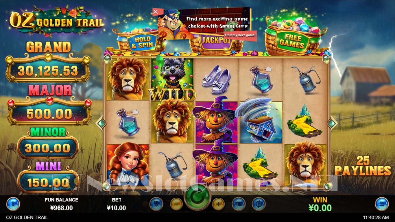 Oz Golden Trail Slot Slot Image in Demo - pic. 4