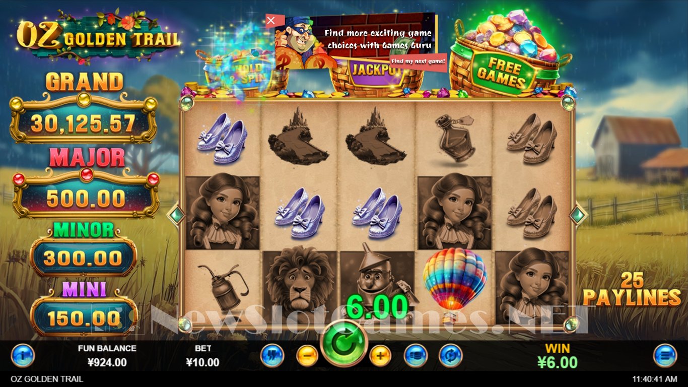 Oz Golden Trail Slot Slot Image in Demo - pic. 6