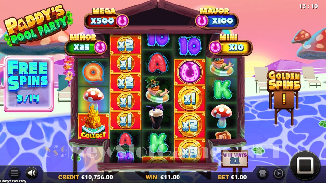 Paddys Pool Party Slot Slot Image in Demo - pic. 11