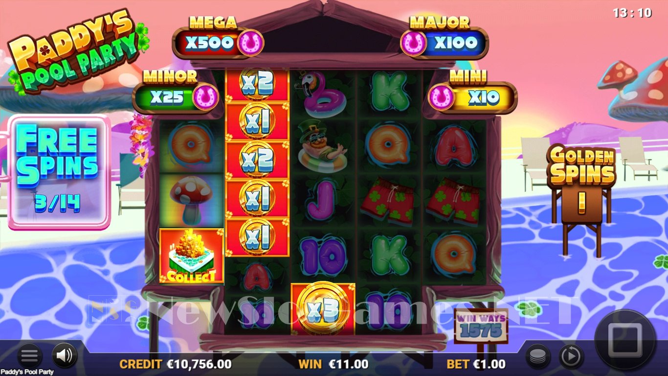 Paddys Pool Party Slot Slot Image in Demo - pic. 12