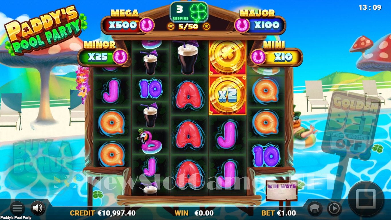 Paddys Pool Party Slot Slot Image in Demo - pic. 5