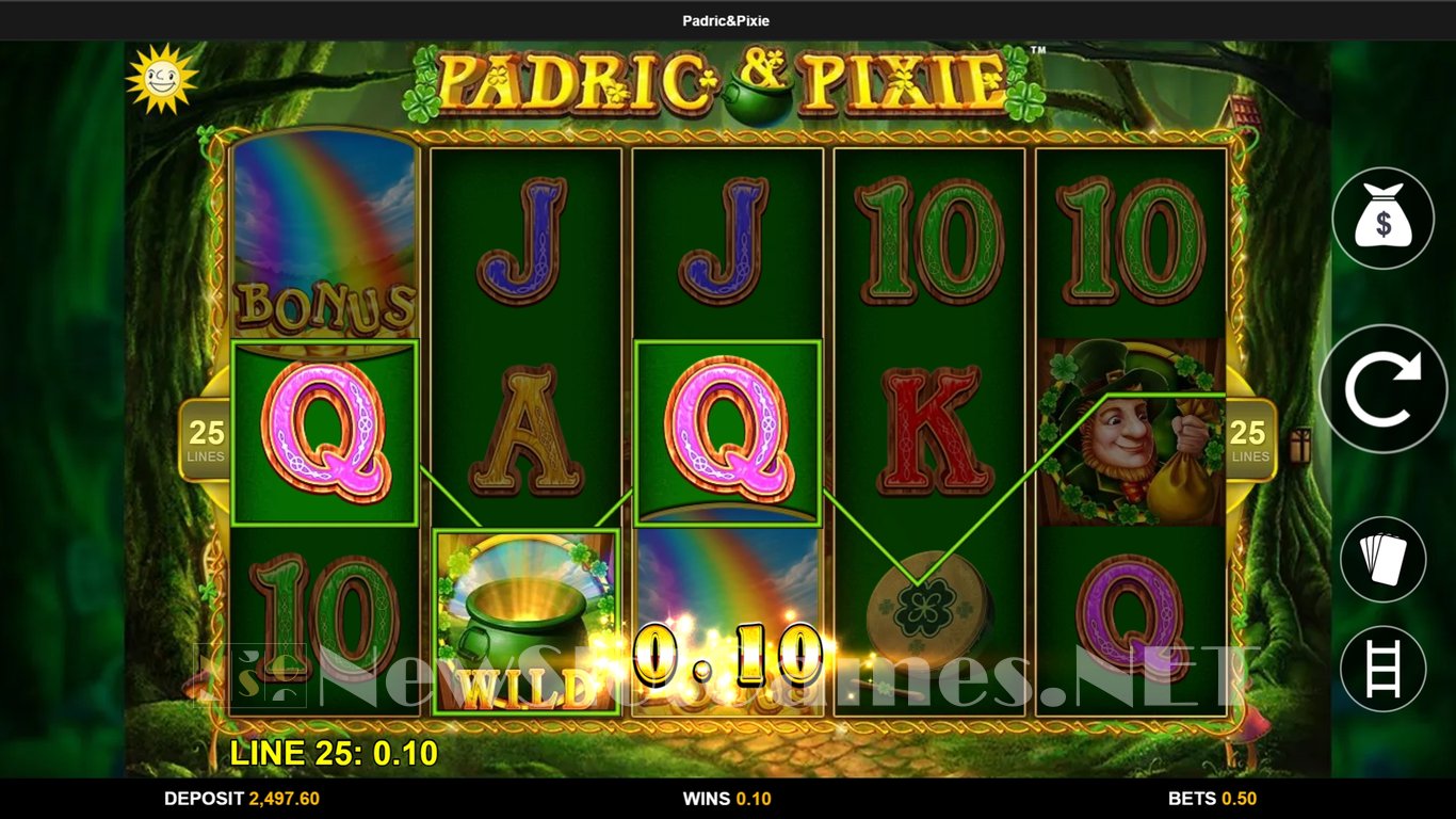 Padric & Pixie Slot Demo Image