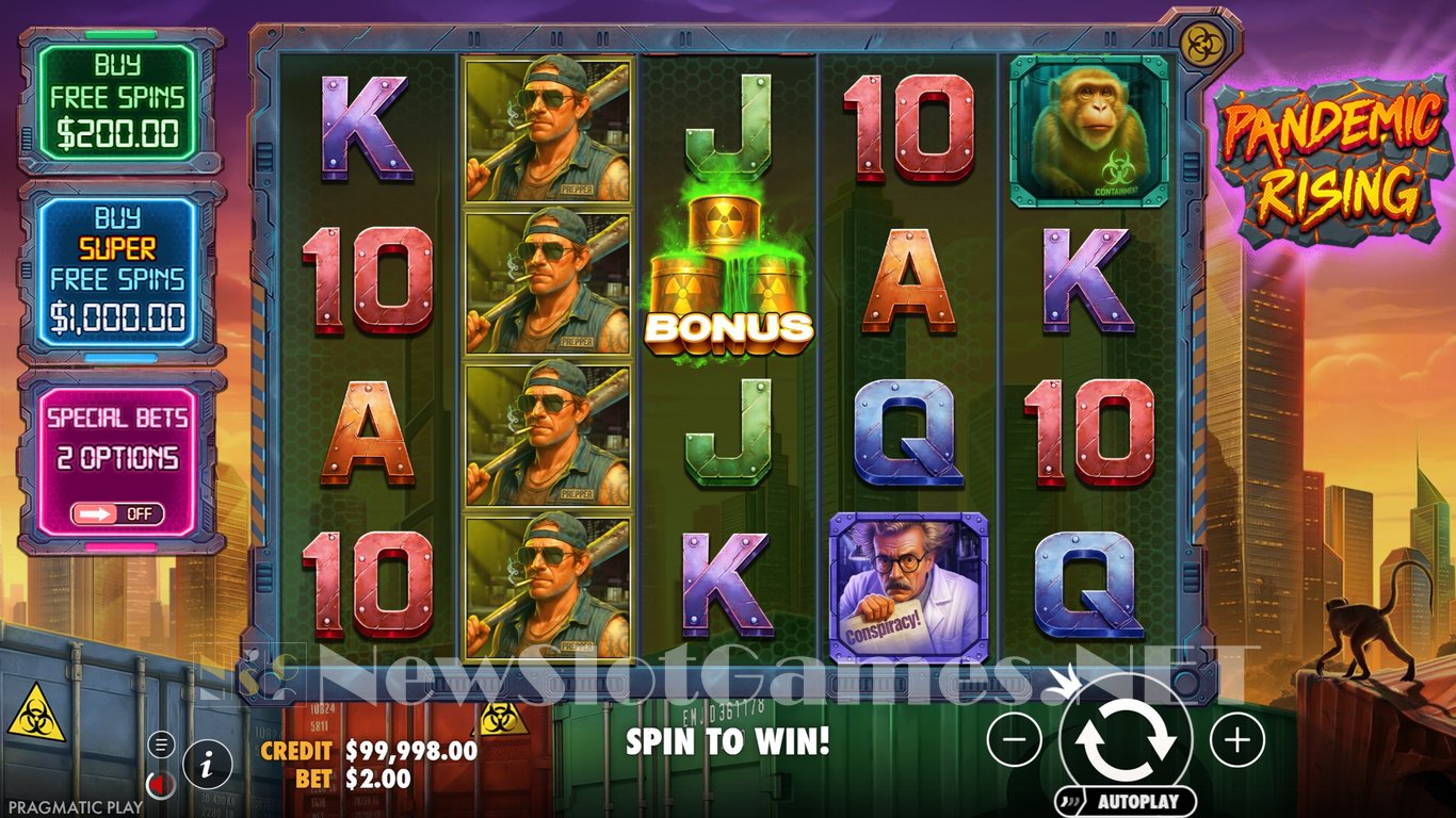 Pandemic Rising Slot Demo Image