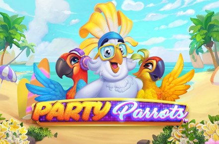 Party Parrots Slot Logo