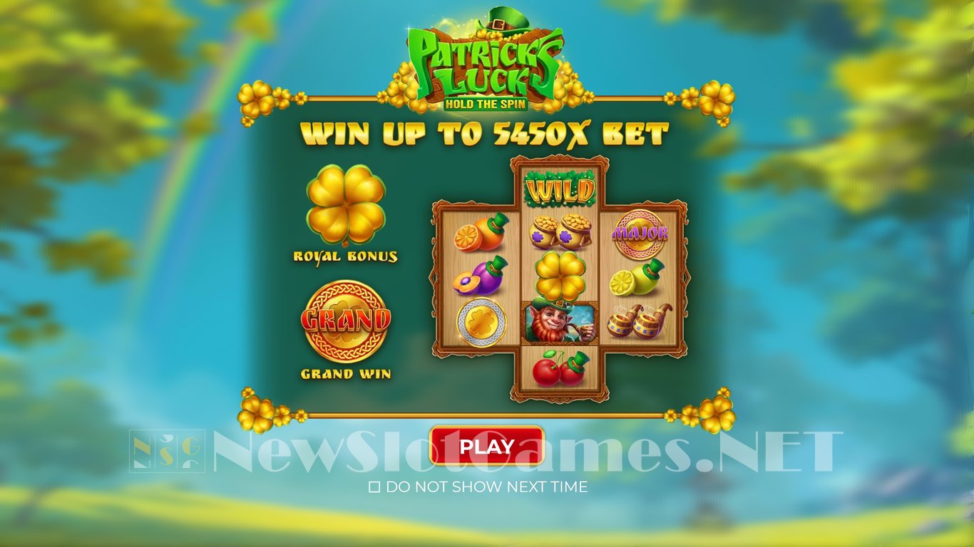 Patricks Luck Hold The Spin Slot Demo Image