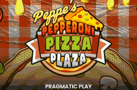 Peppes Pepperoni Pizza Plaza Slot Logo