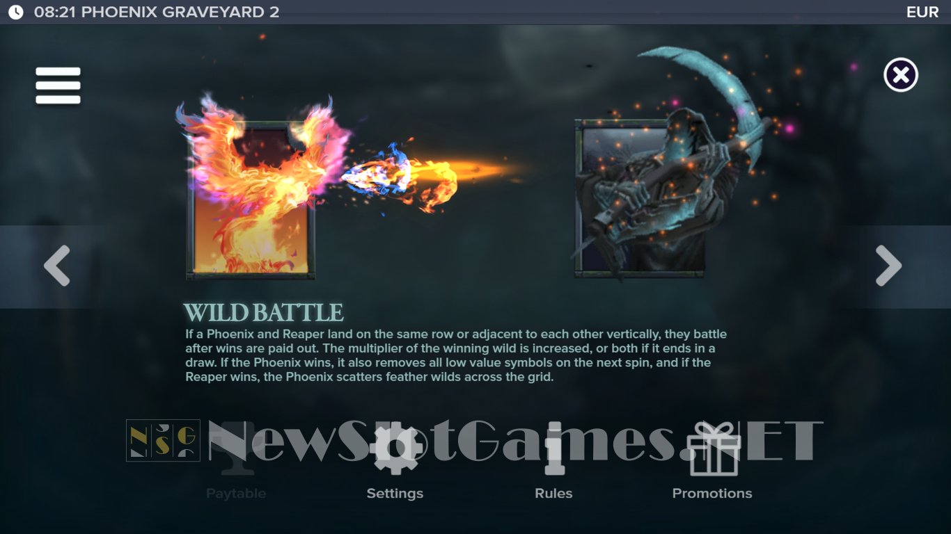Phoenix Graveyard 2 Slot Slot Image in Demo - pic. 6
