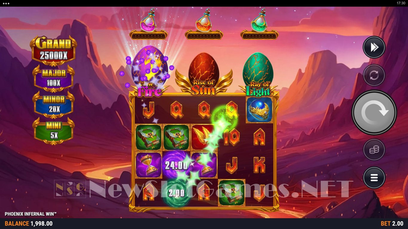Phoenix Infernal Win Slot Demo Image