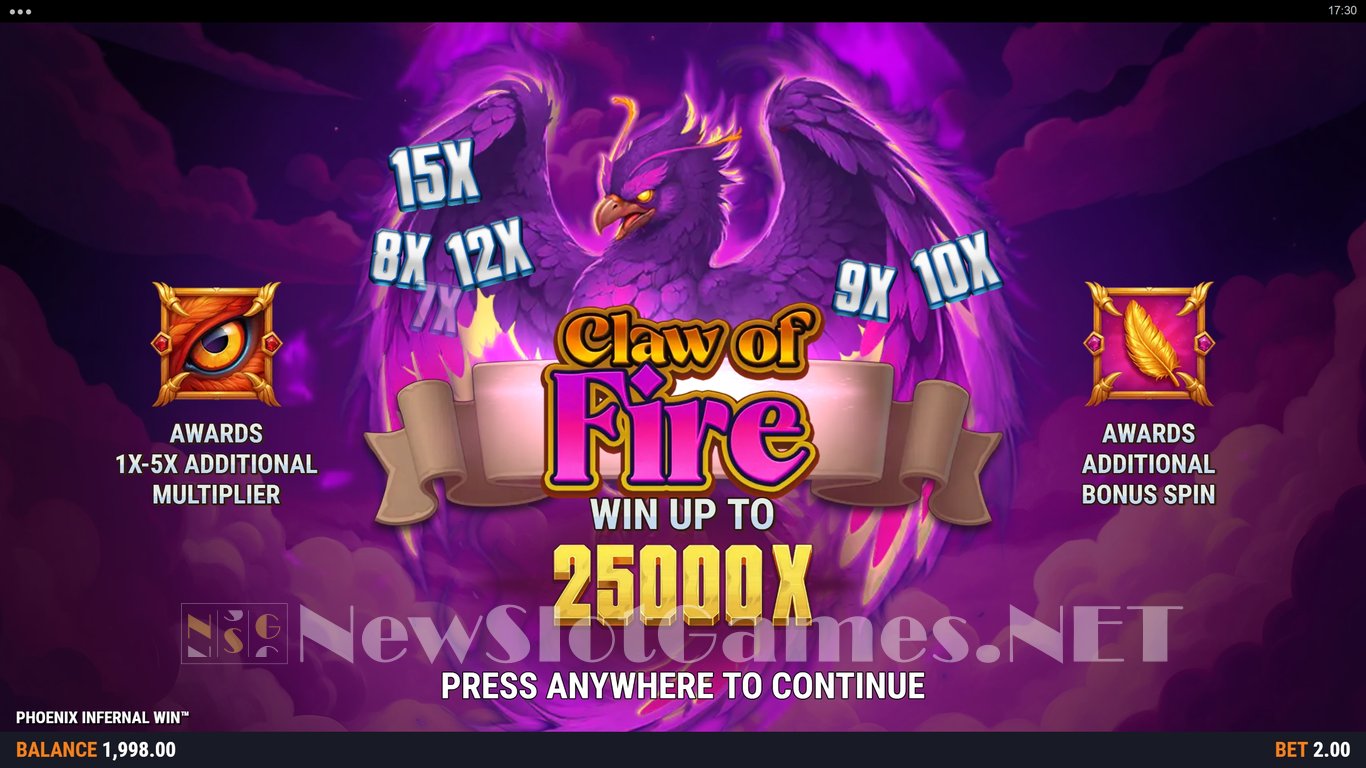 Phoenix Infernal Win Slot Slot Image in Demo - pic. 2