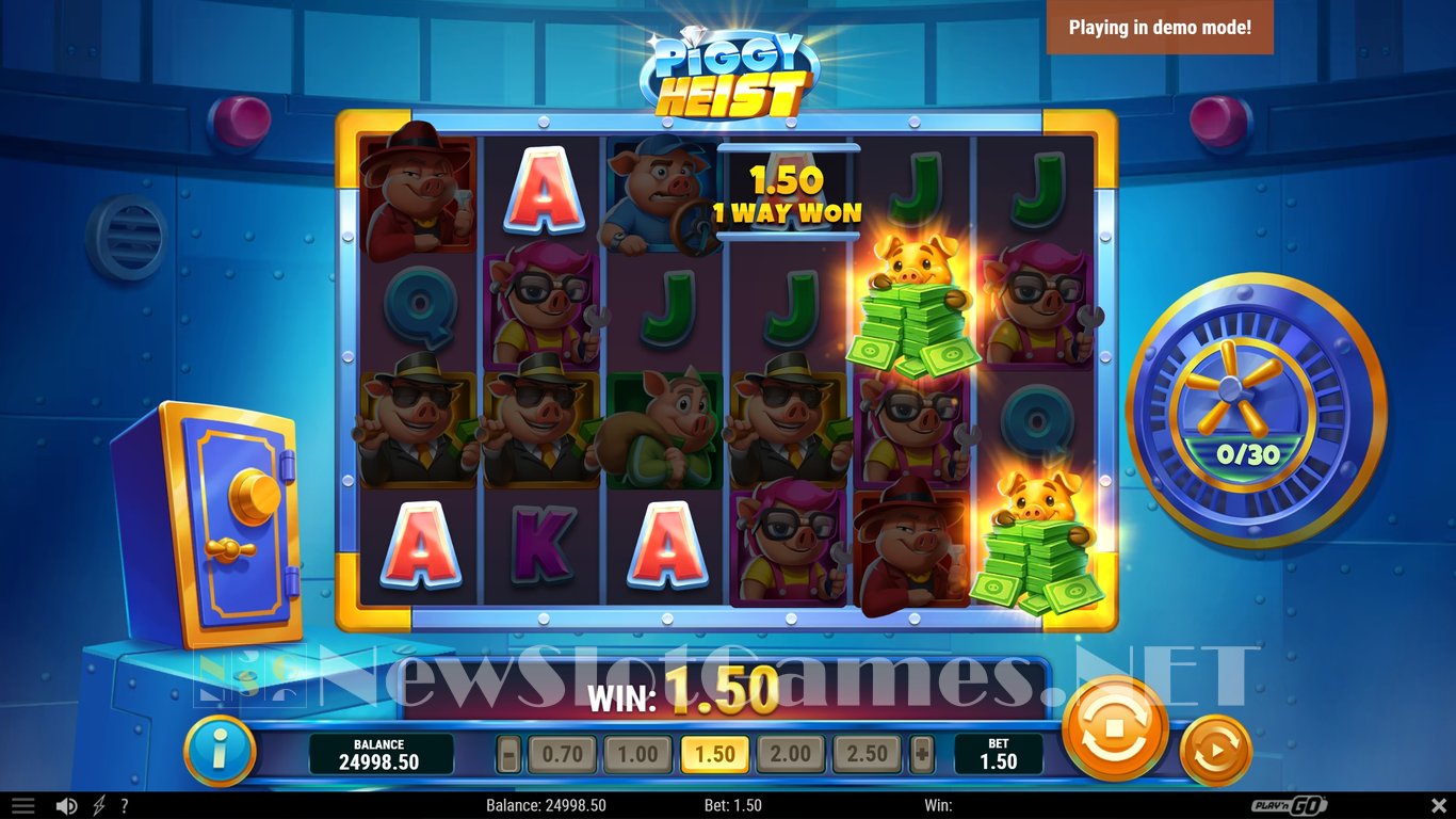 Piggy Heist Slot Demo Image